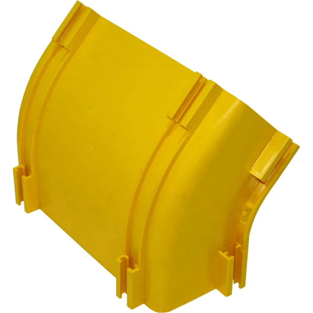 Imagen 3 de 240x100mm Angulo 45o Interior Amarilla PC+ABS LSZH Macho