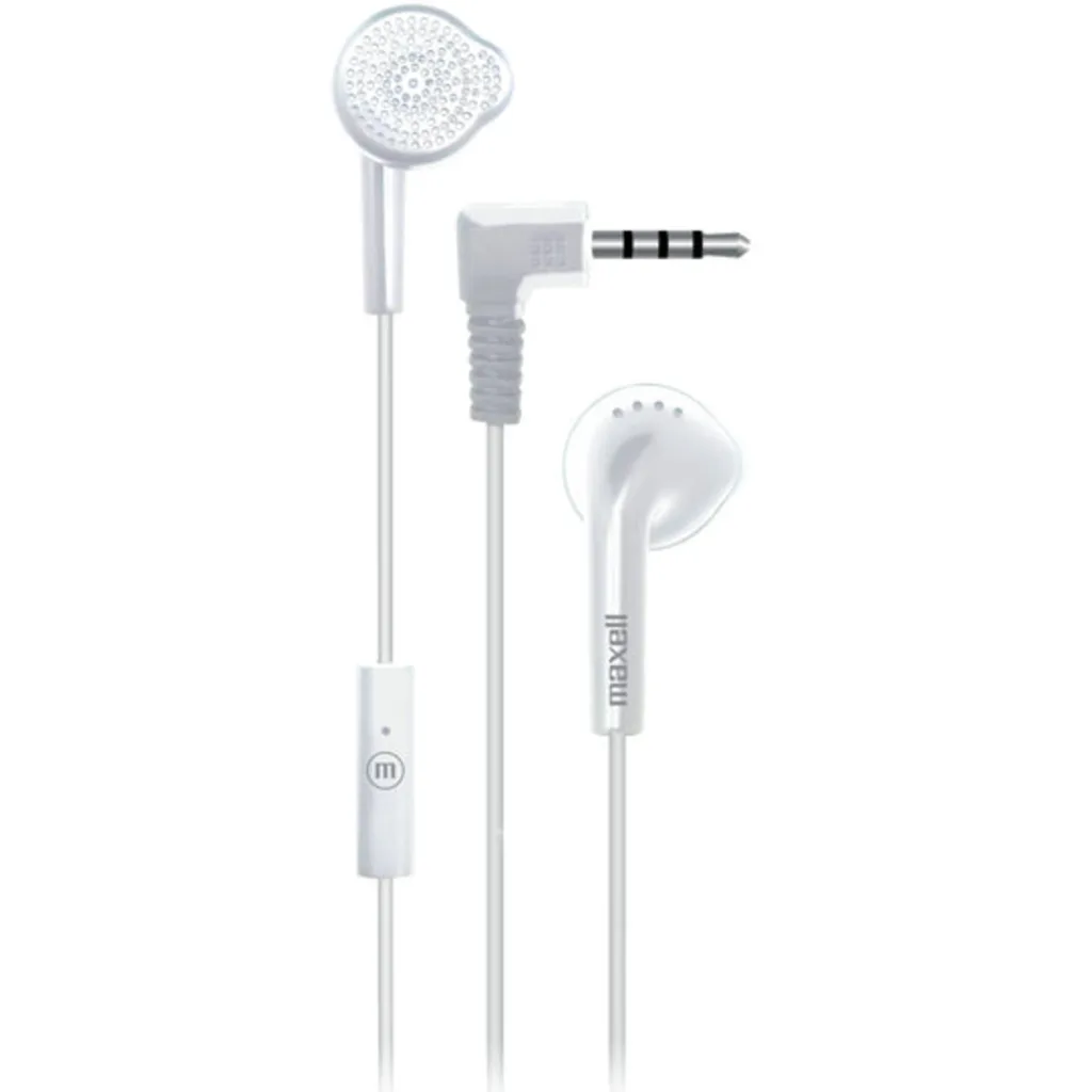 Audifonos de boton Maxell NEW EB-MIC WHITE