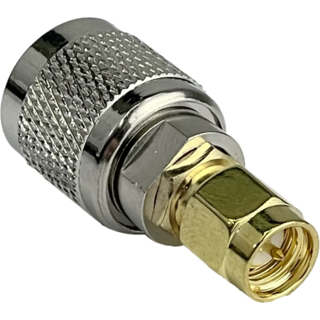 Imagen 2 de .TNC-Macho .SMA-Macho Adaptador Copla Coaxial