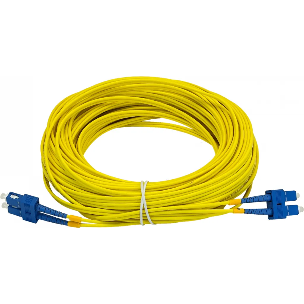 Imagen 2 de 25mt SC-SC/UPC MonoModo SM Duplex Jumper Cable Fibra 9/125um 3mm