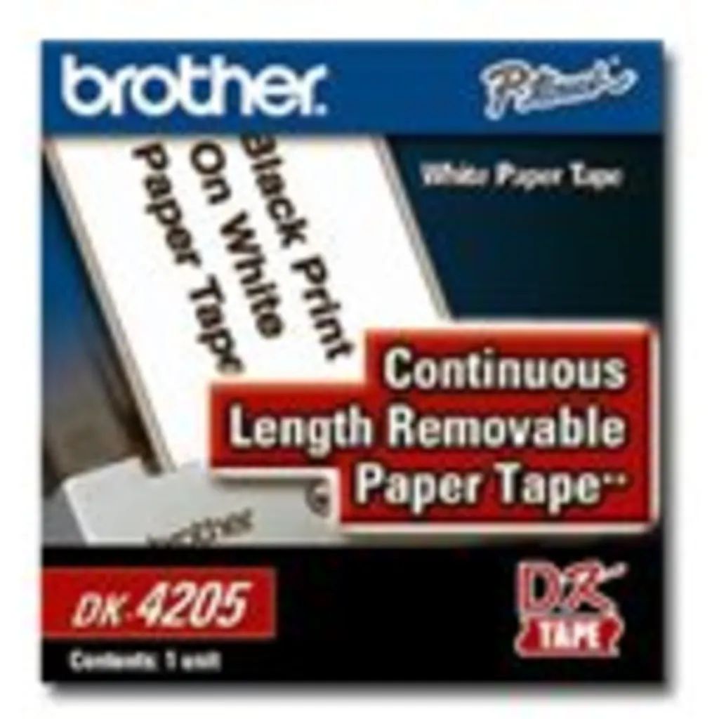 BROTHER CiNTA ROTULADORA DK-4205(6.2CMx30.48 METROS)