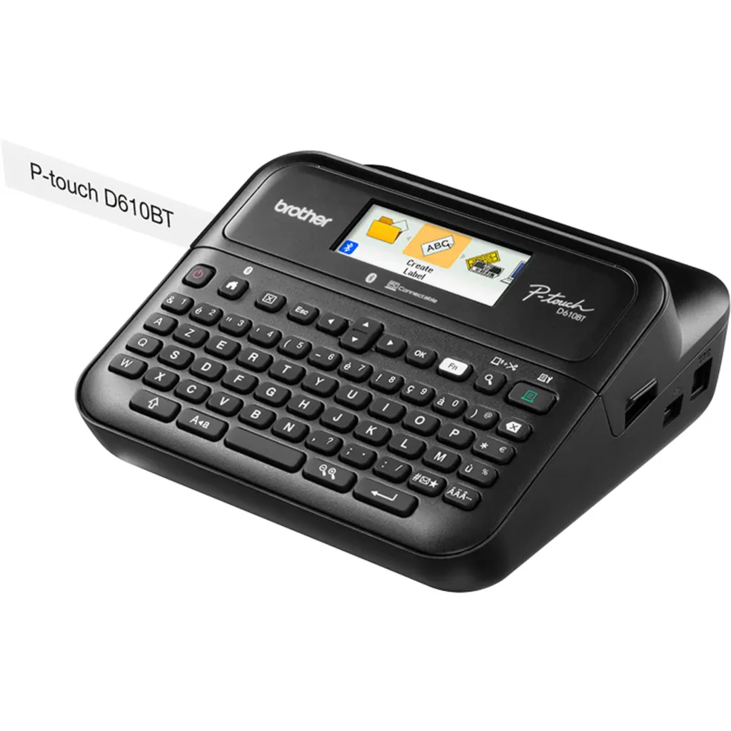 Imagen 9 de Rotuladora Brother PT-D610BTVP 24mm pantalla color conexion USB Bluetooth