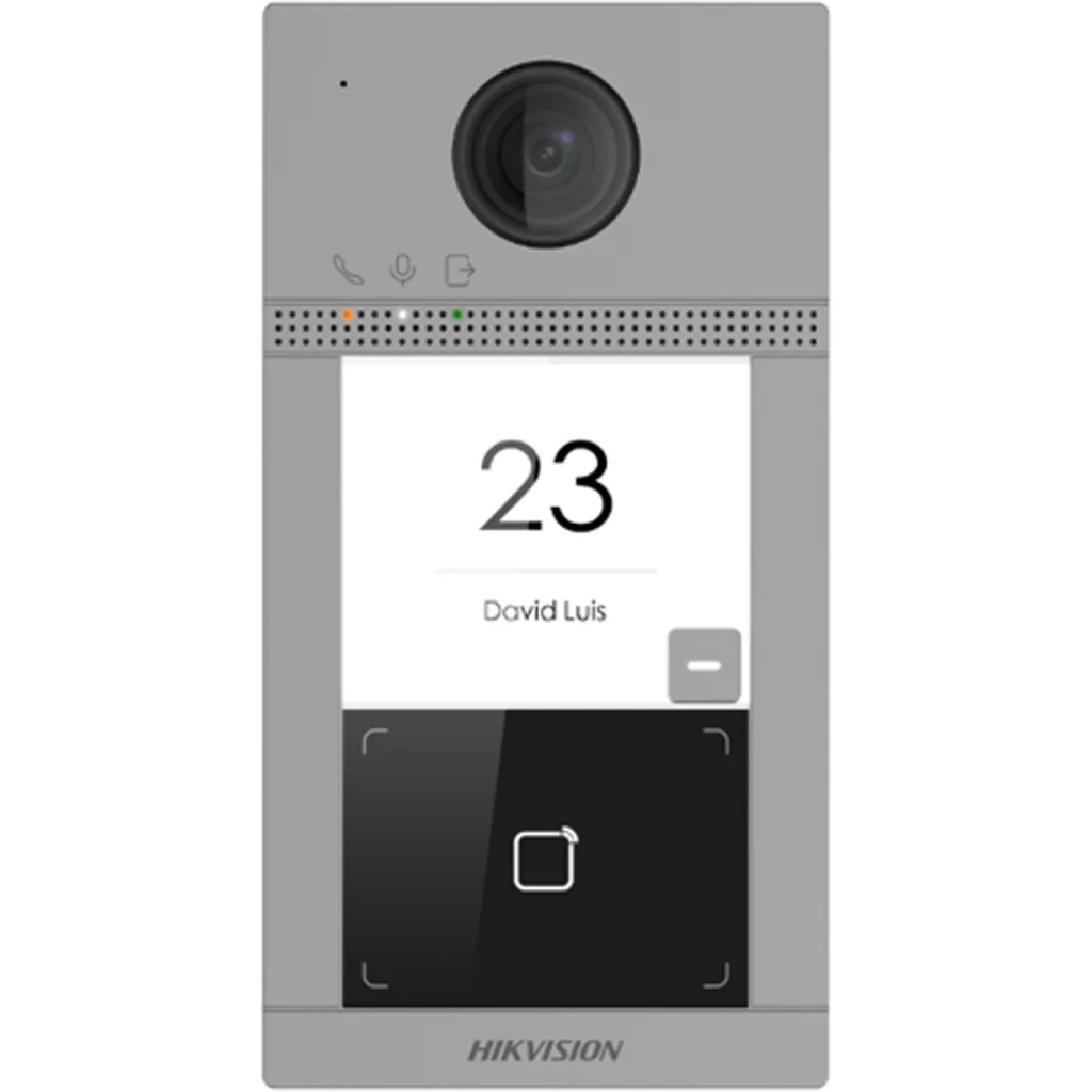 Video Portero Hikvision con / Lector de Tarjetas RFID / Ethernet