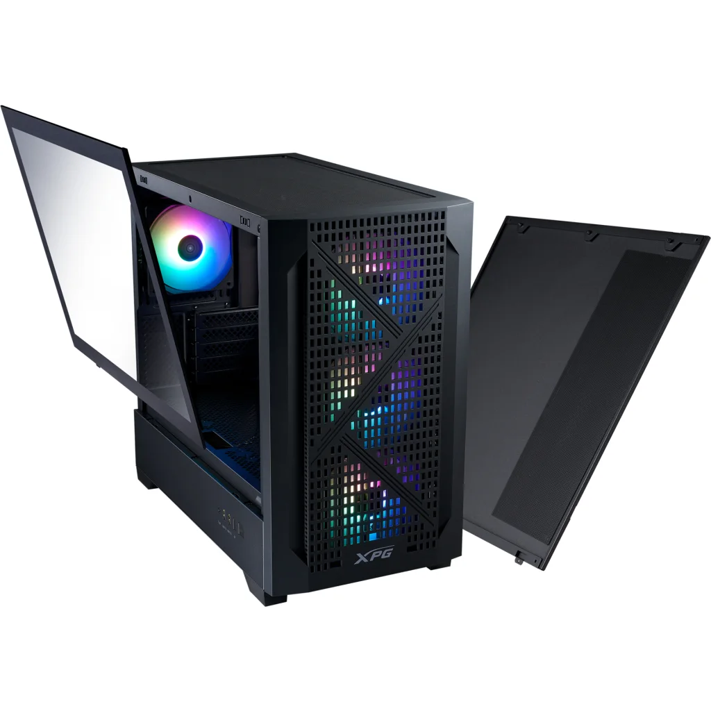 Imagen 8 de Gabinete XPG LANDER 300 Micro-ATX 4 Vent ARGB Negr