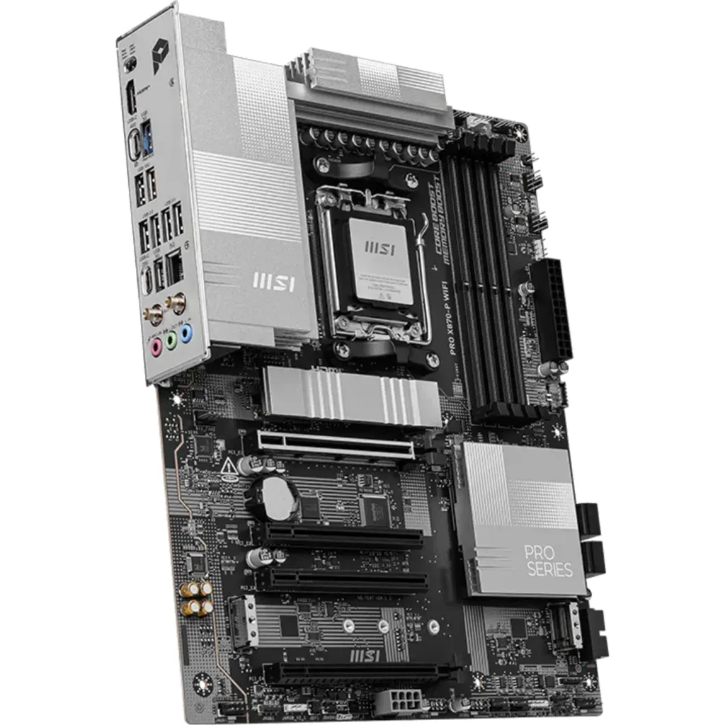 Imagen 3 de Tarjeta Madre MSI Pro X870-P Wifi AMD AM5 4*DDR5 3*M.2 8126VB 5G LAN WIFI7 ATX