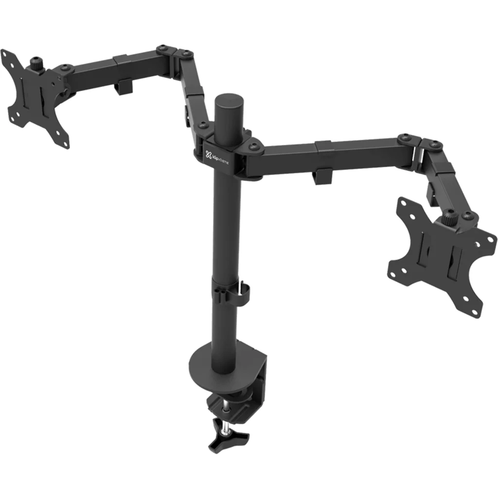 Imagen 3 de KLIPXTREME Soporte 2-monitores 13-32pulg Brazo Articulado 360o 8kg