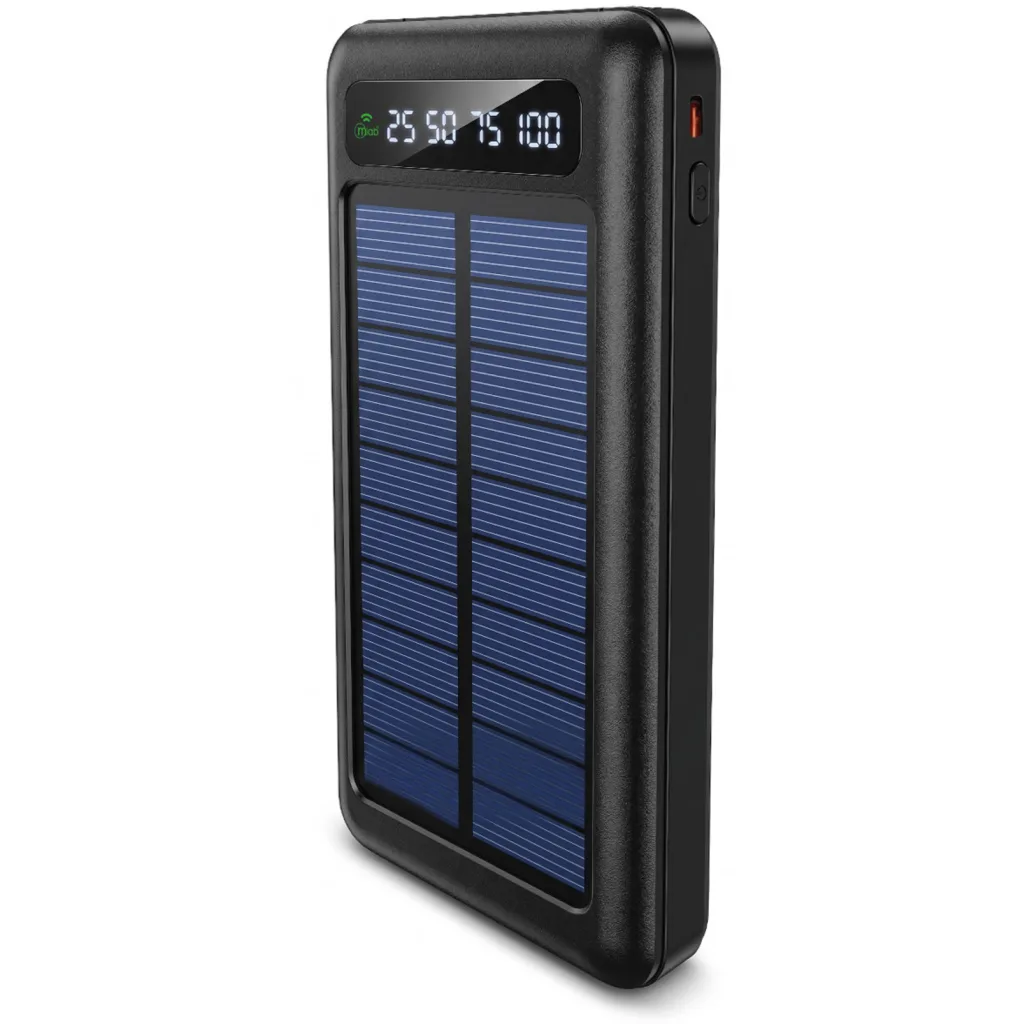 Imagen 1 de MLAB POWERBANK RAPIDO SOLAR  10.000mAh / 22.5W  CARGADOR PORTATIL SUN CHARGER