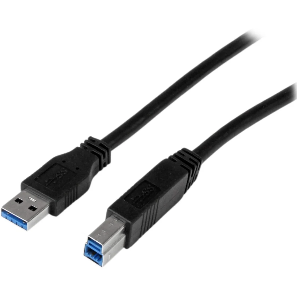 Imagen 0 de Cable StarTech Certificado USB 3.0 A Macho a USB 3.0 B Macho 2mt (6Pies) Negro