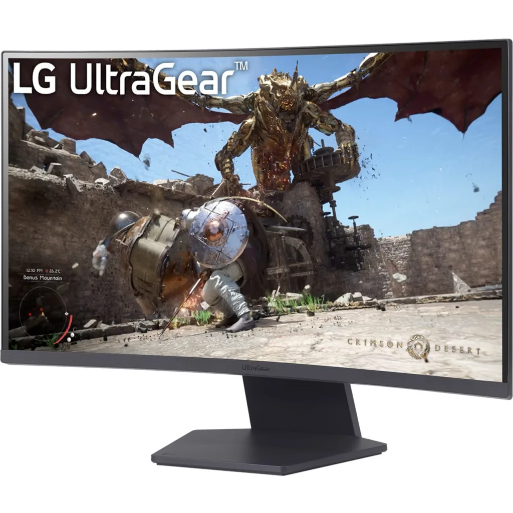 Monitor Gamer LG UltraGear 31.5"" Curvo QHD 2560*1440 VA HDMI DP 180Hz 5ms GtG