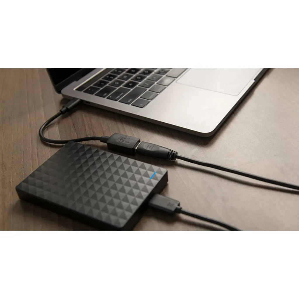 Imagen 1 de Adaptador USB Tipo-C Macho a USB Tipo-A 3.0 Hembra, Cable 12cm - Xtech XTC-515 