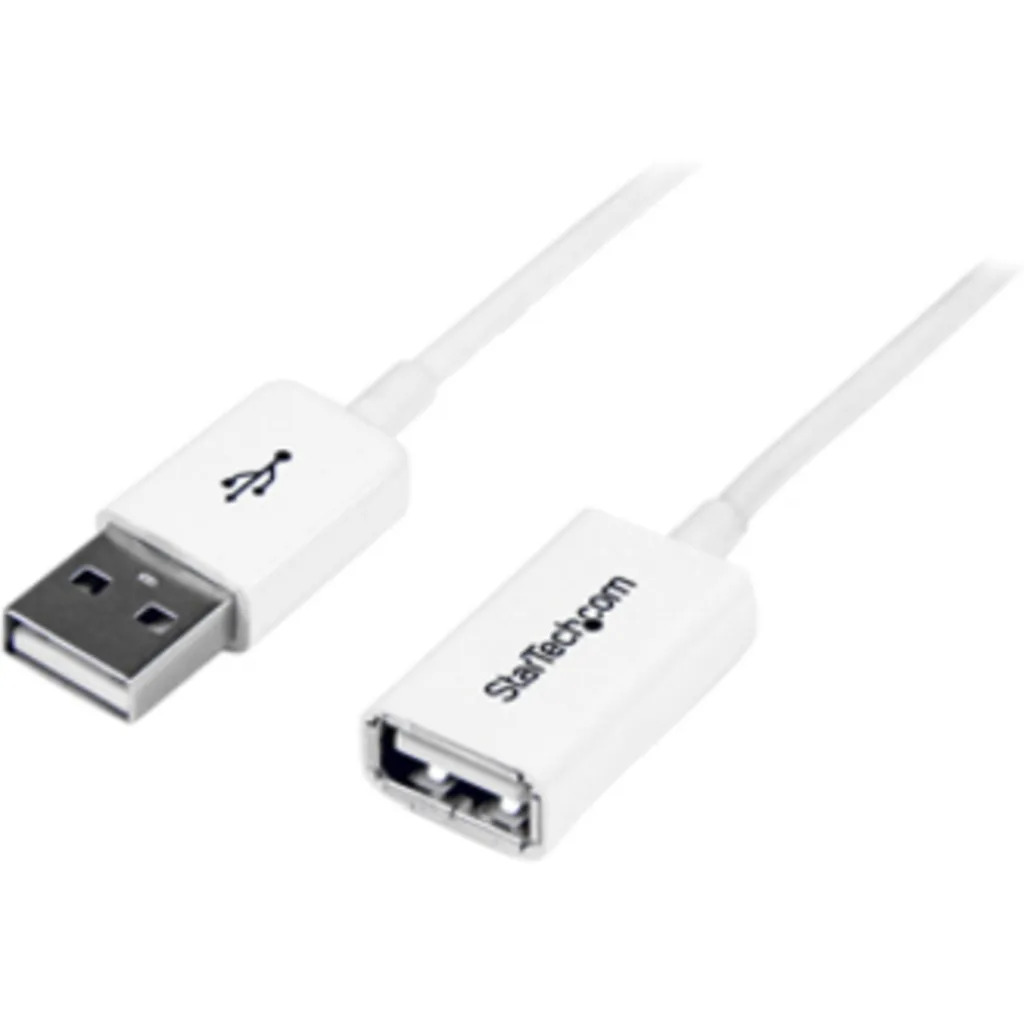 Imagen 1 de 1m White USB 2.0 Extension Cable - M/F