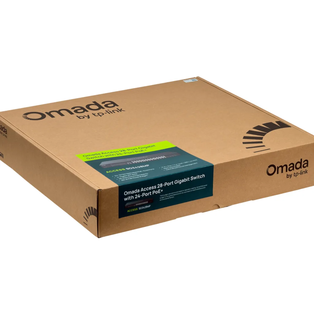 Imagen 2 de Switch TP-Link TL-SG3428MP Admin JetStream 24x 10/100/1000 + 4 SFP PoE 384W