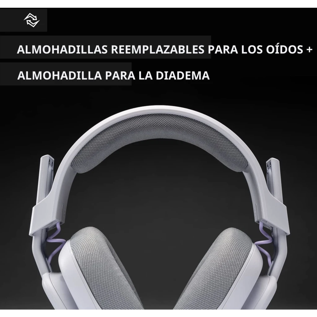 Imagen 7 de Audífonos Gamer Alámbrico Logitech ASTRO A10 Gen2, c/mic 3.5mm p/PS4/PS5 Gris