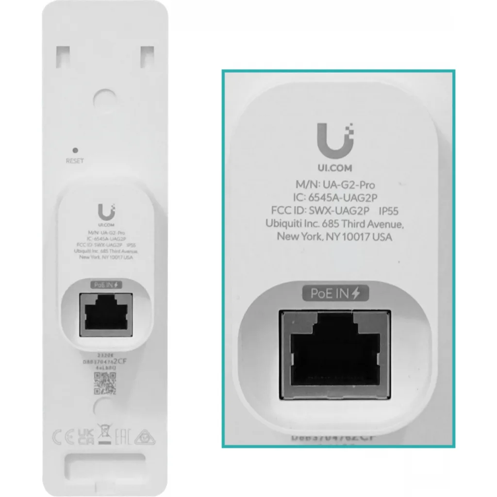 UBIQUITI IP55 Timbre+CCTV 1-1000-af lector tarjeta NFC Unifi-Access