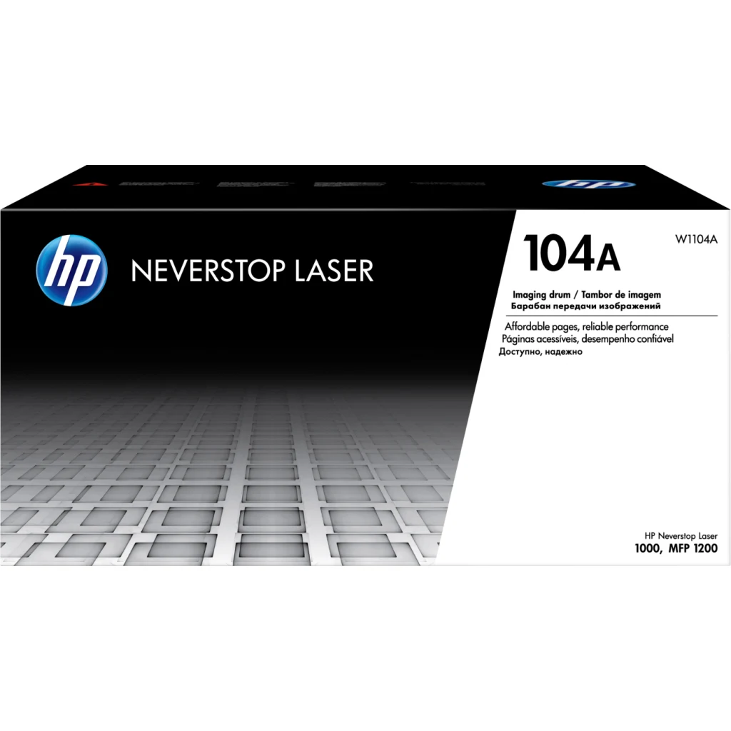 Tambor HP 104A Negro para Neverstop 1000n/1000w/1200a/nw, 20000 Páginas
