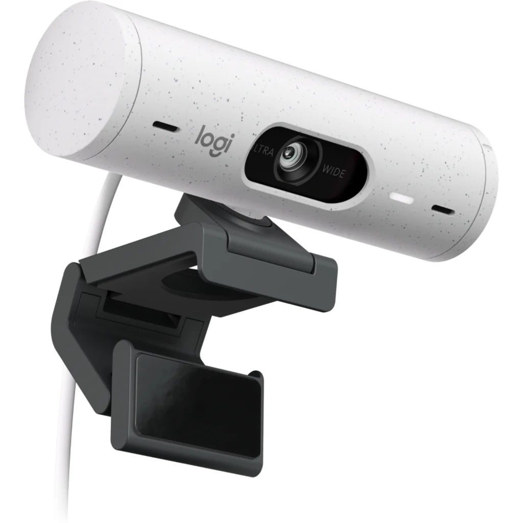 Imagen 3 de Webcam Logitech Brio 500 4mp Full HD 1080p Micrófono Integrado USB-C Blanco
