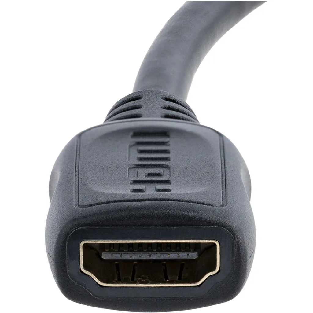 Imagen 4 de Cable Adaptador Mini HDMI macho / HDMI hembra - alta velocidad 12,7 cm
