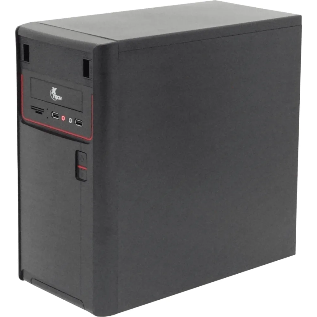 Imagen 4 de Gabinete XTech XTQ-100 Micro ATX Puerto USB 2.0 Audio/mic Fuente 600W Color Negr