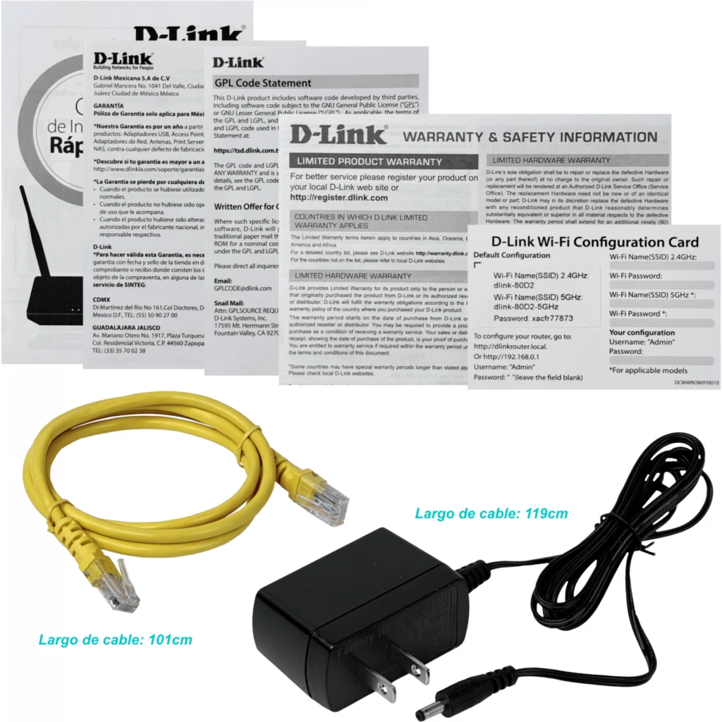 Imagen 4 de Router Inalámbrico de Doble Banda AC750 2.4&5 Ghz Antena Fija Externa 4 Ptos LAN