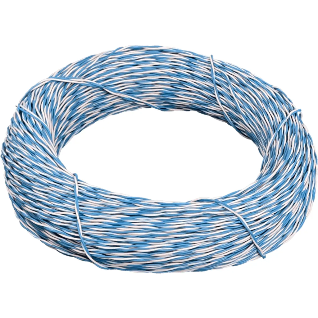 Imagen 1 de Jumper Azul/Blanco 24-26AWG 100mt Aleacion CCA UTP 1-par