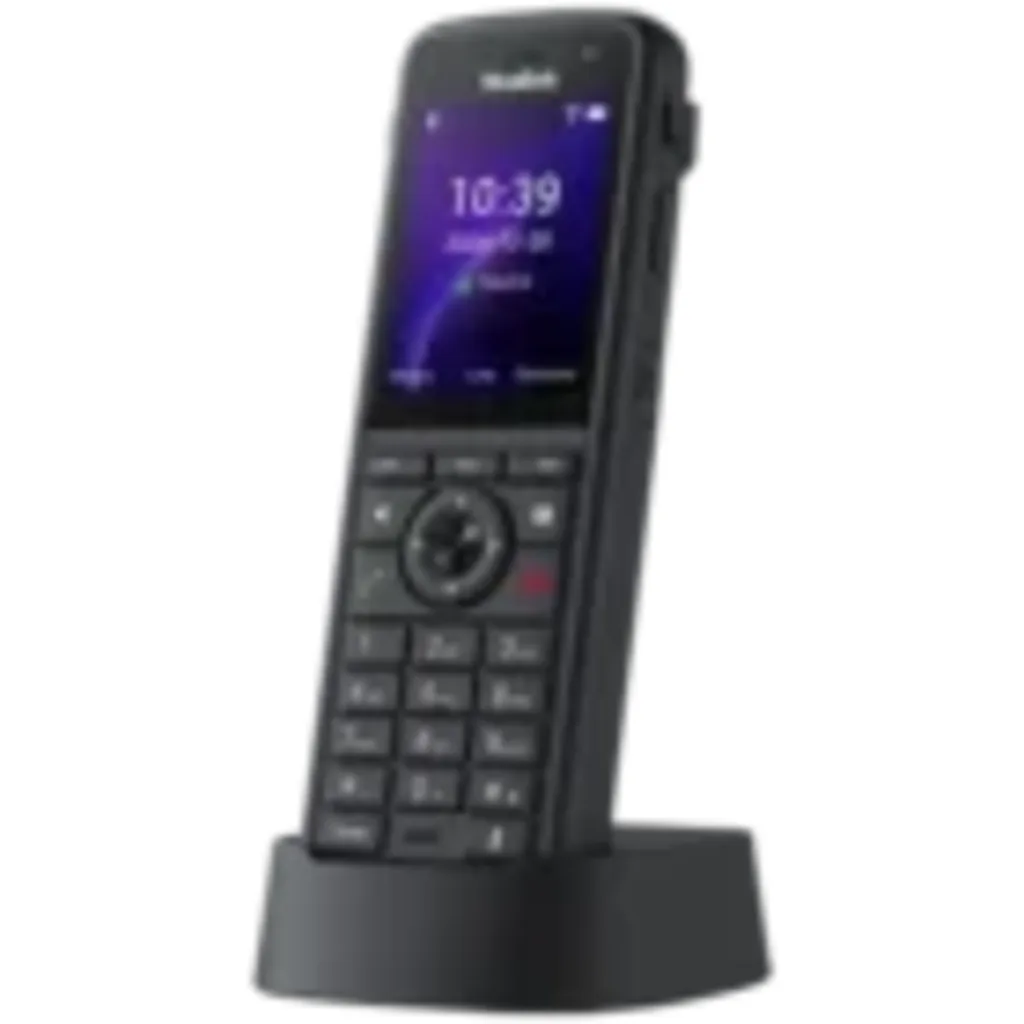 Imagen 2 de Telefono inalambrico robusto SIP WI-FI 6, certificacion IP67 ,pantalla color 2,4 pulgadas, bluetooth 5.0, 4 cuentas SIP y bateria de 3100mAh. Incluye base de carga