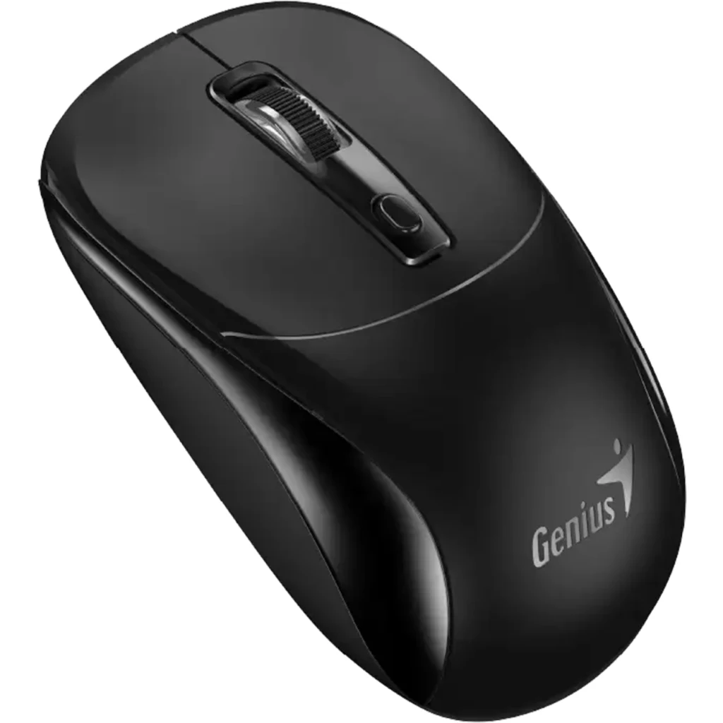 Imagen 1 de GENIUS MOUSE INALAMBRICO 2,4GHZ COPILOT BLACK-NX-7123-BK