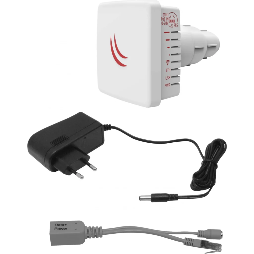 Imagen 3 de MIKROTIK 10dBi 60o 2,4GHz 26dBm L3 1-100 inc24V p/Dish-DirecTV-40mm