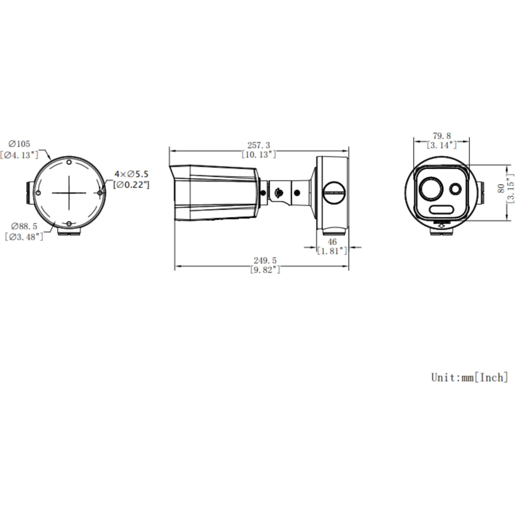 Imagen 3 de Camara Bullet Termica Hikvision 2.6mm Optico 6mm 30mt AcuSense ColorVu WL