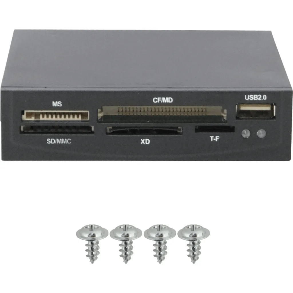 Imagen 3 de Lector Grabador Memorias interno PC SD MMC MS CF MD XD T-F USB-AH