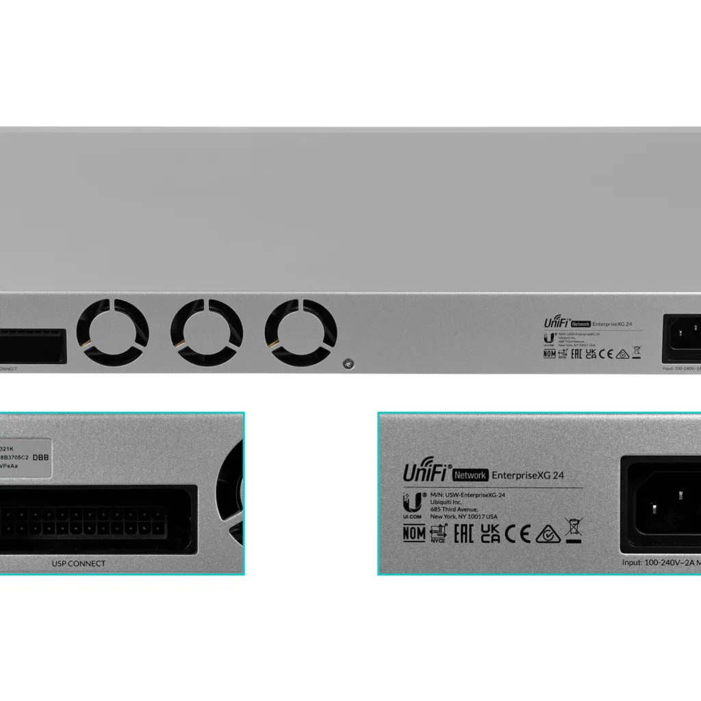 Imagen 4 de Switch Ubiquiti EnterpriseXG 24 Gestionado de Capa 3 4x 10G 2x SFP28 25G, UniFi