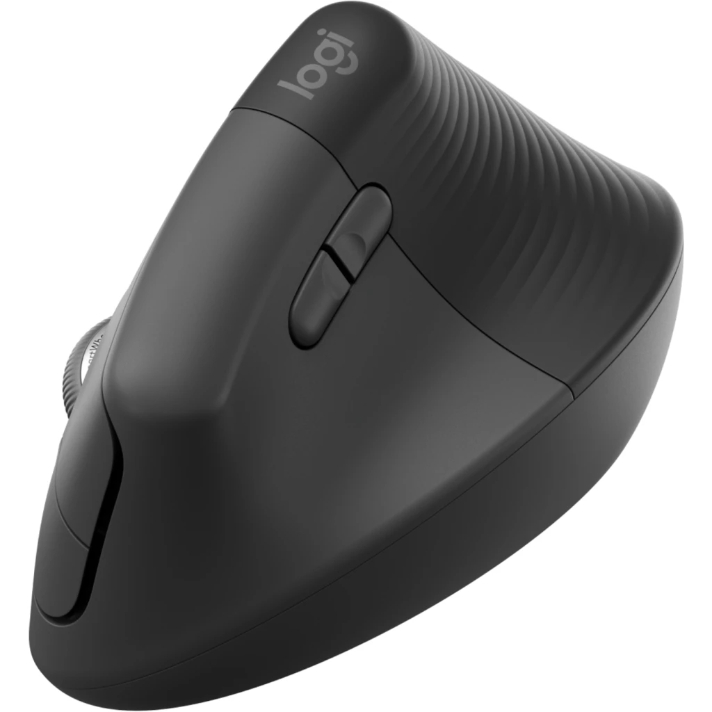 Imagen 3 de Mouse Ergonómico Inalámbrico Logitech Lift, Óptico 4000dpi 4 Botones Grafito