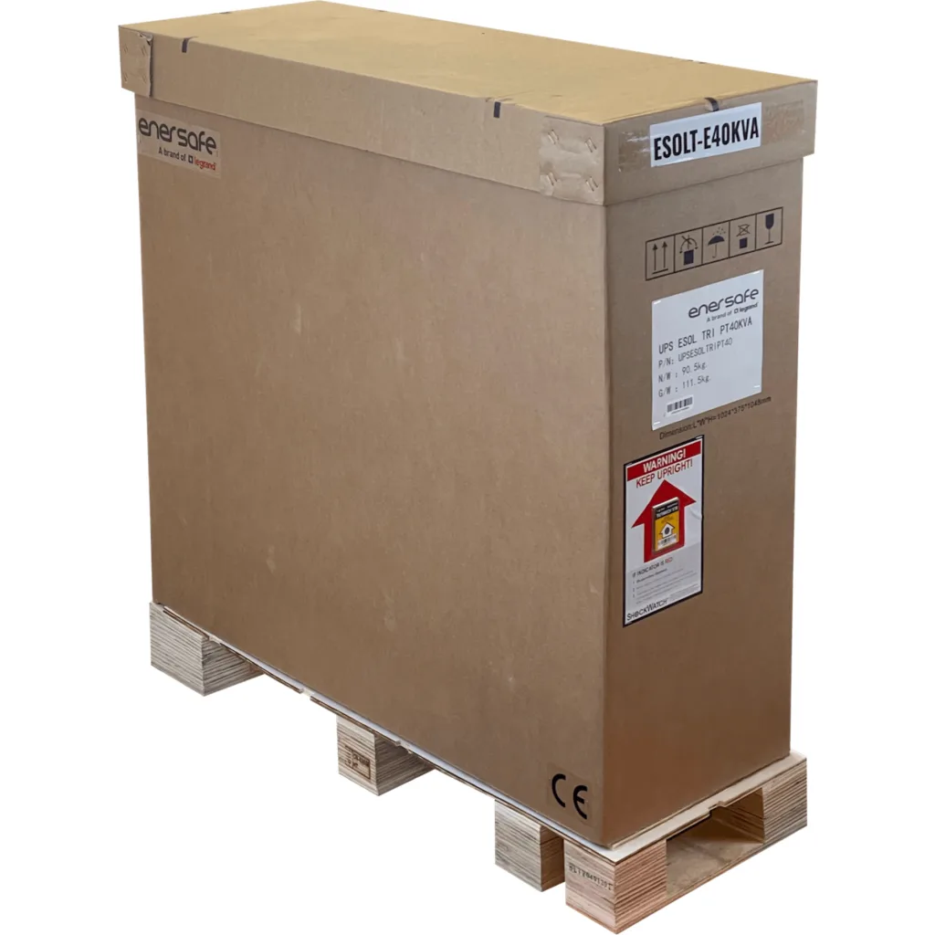 Imagen 1 de ENERSAFE Trifasica 40KVA 36kW 0ms 60x9AH Expand-192VDC UPS Torre