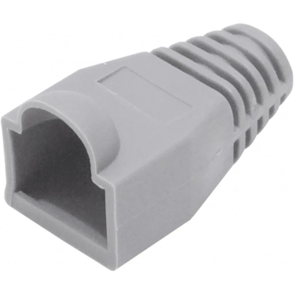 Imagen 1 de BOLSA 100 CAPUCHONES RJ45 COLOR GRIS