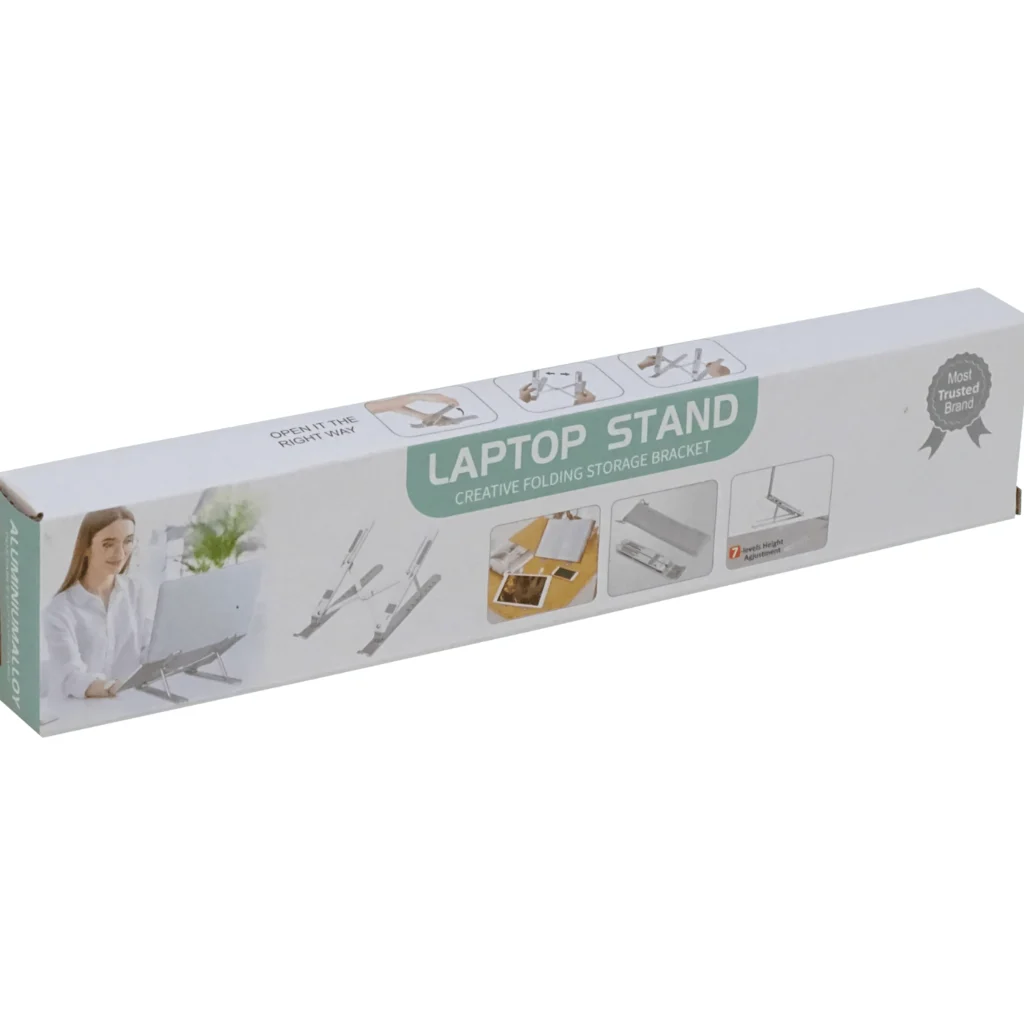 Imagen 1 de Soporte de Aluminio Negro para Portatil 6,5-21,5pulg 255x155x145mm