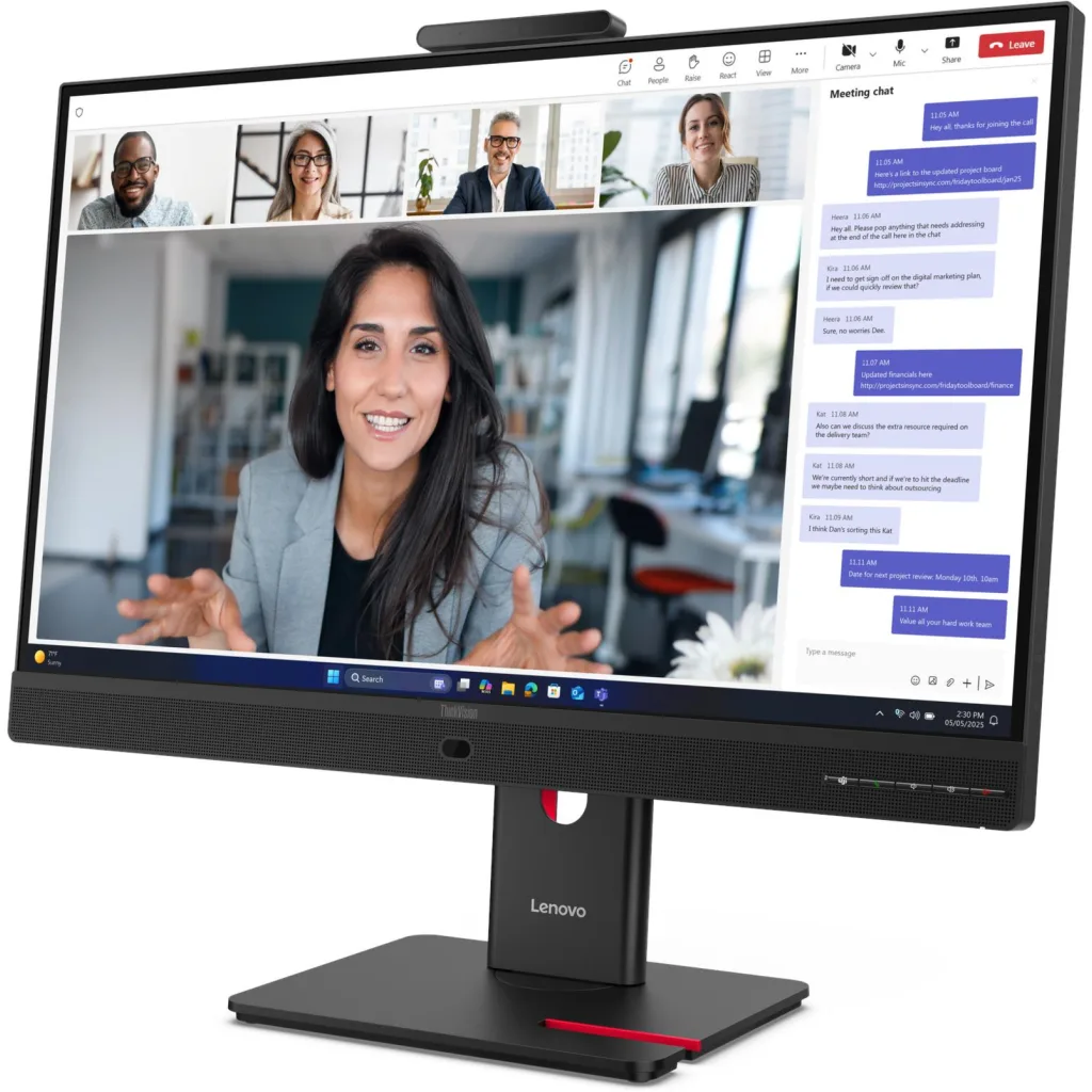 Imagen 1 de Monitor Lenovo ThinkVision T27QD-4V 27" IPS 2450*1440 USB-C HDMI DP 120Hz 4msGTG