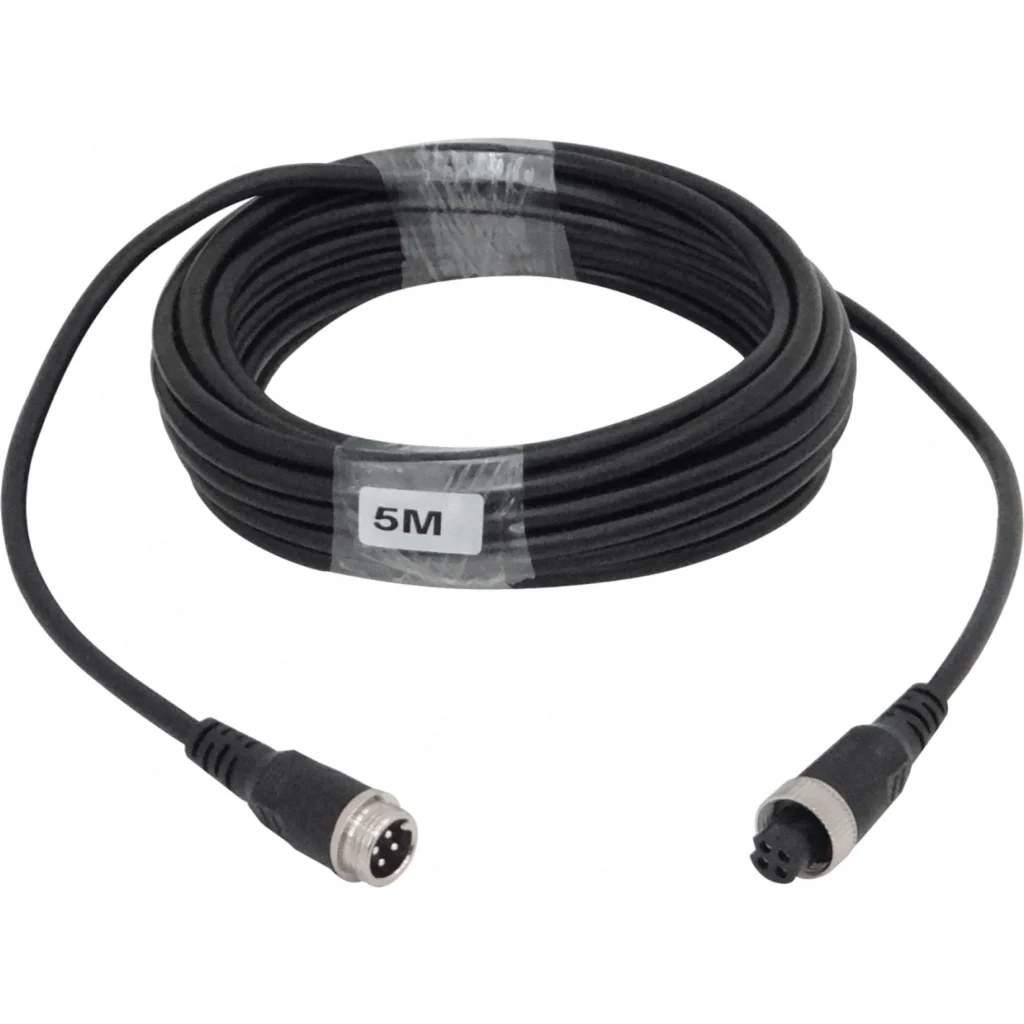 Imagen 2 de Cable 5mt GX12-4pin Macho-Hembra Aviacion