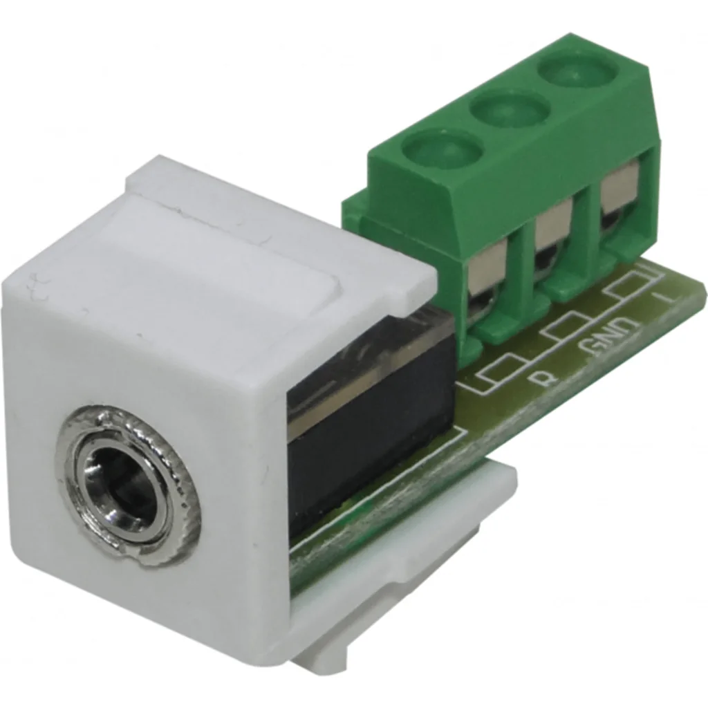 Imagen 3 de Keystone 3.5mm 3,5mm-H Phone-1/8 Audio Atornillable Terreno Plug Jack