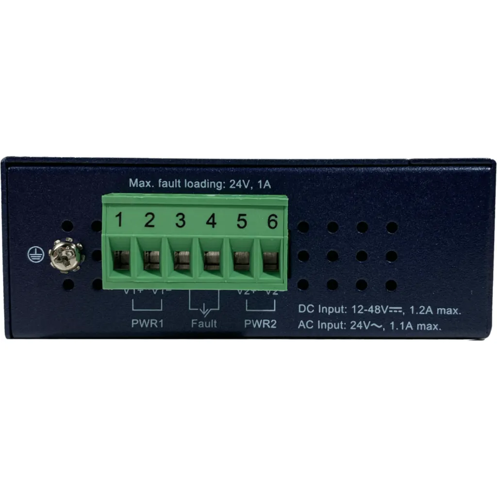 Imagen 5 de PLANET 4-100 2-SFP-100 Switch Industrial no-Admin Riel-DIN 12-48VDC/24