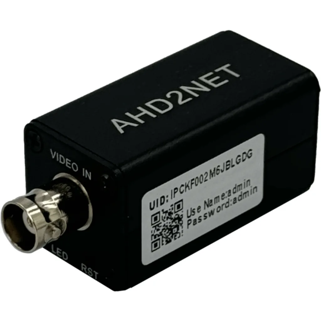 Imagen 3 de Conversor Video Analogo a IP BNC-M-in RJ45-H-out 2MP 10/100 req/12Vdc