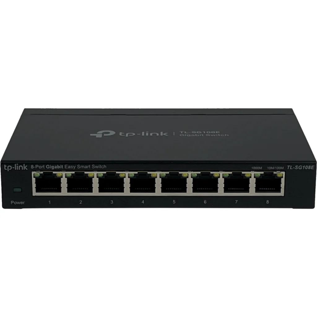 Imagen 4 de Switch TP-Link TL-SG108E 8-1000 Metálico Switch Smart Fuente 9V 