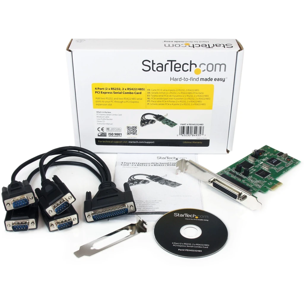 Imagen 6 de 4 Port RS232/422/485 PCIe Serial Card