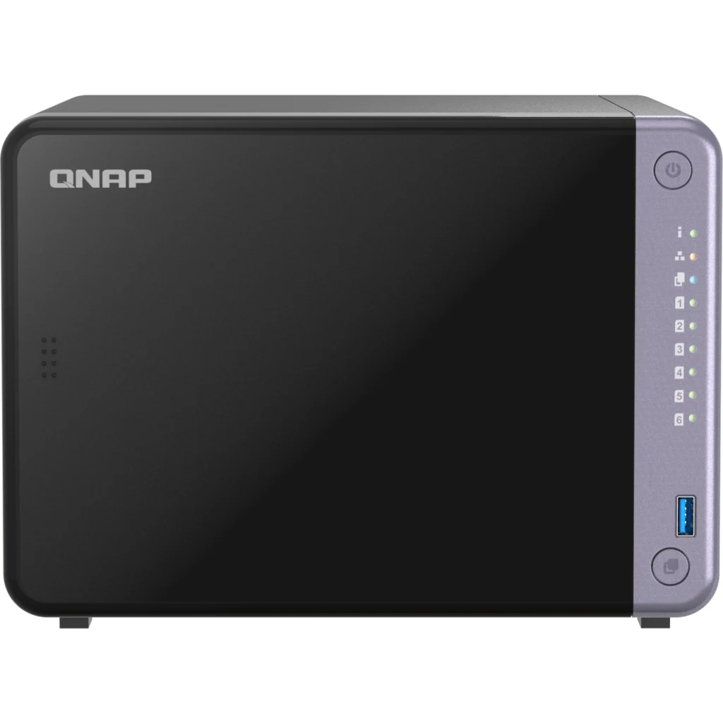 Imagen 1 de NAS QNAP TS-632X, 6 Bahías, Alpine AL524, 1*SoDIMM DDR4 