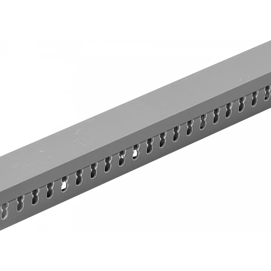 Imagen 3 de Canaleta Ranurada 2mt x 25x25mm Gris para Tablero Electrico