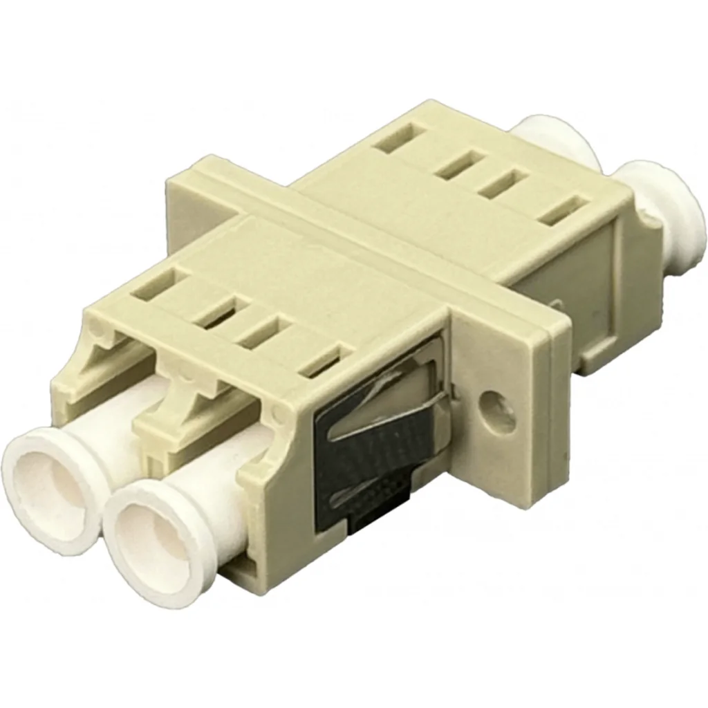 LC-LC Beige MM DX-Duplex Copla p/Fibra Adaptador p/Cabecera-CL/Caja