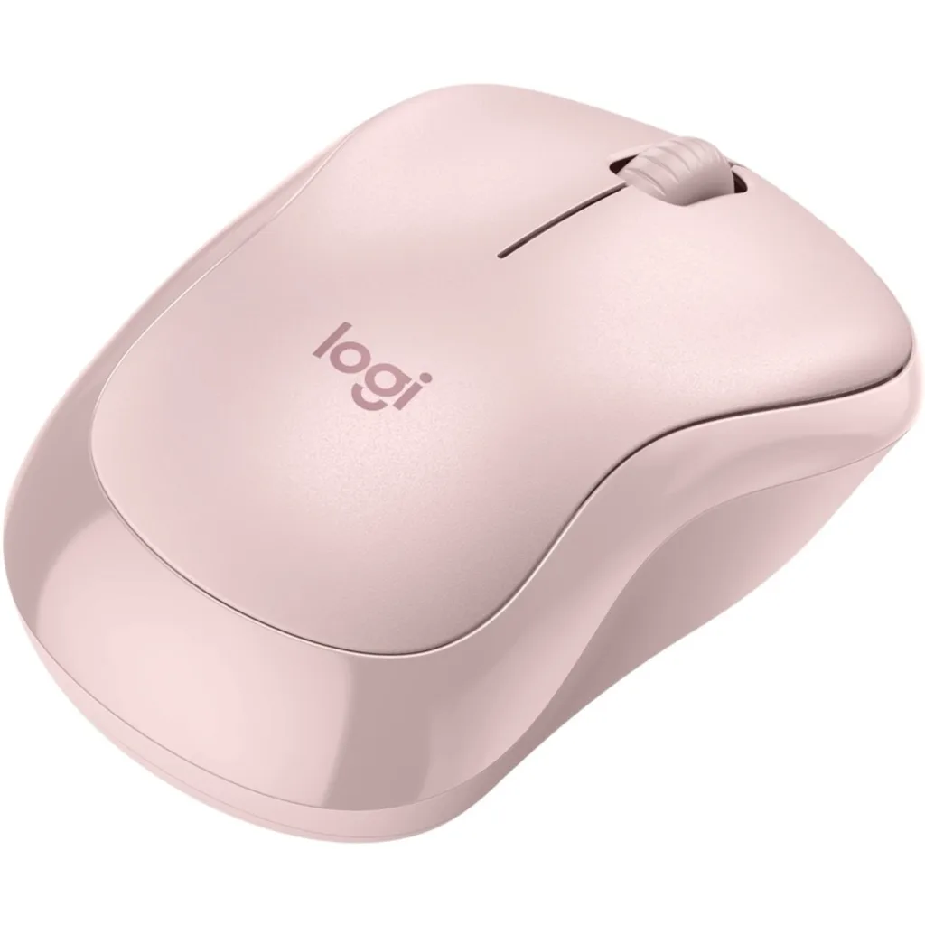 Mouse Inalámbrico Logitech M240 Silent Óptico 4000DPI 3 Botones Bluetooth Rosado