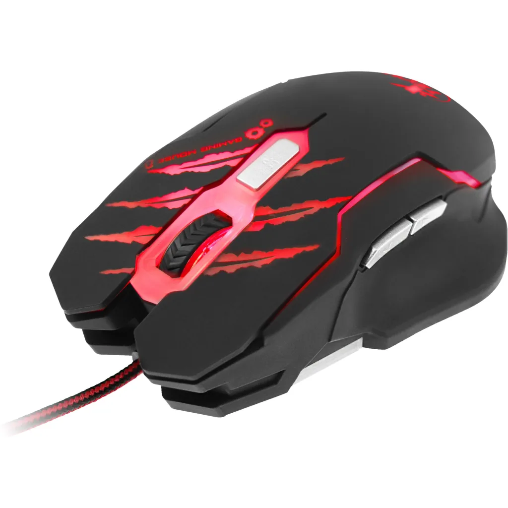 Imagen 3 de Mouse Gamer Alámbrico XTech XTM-610 Óptico 3200DPI USB 6 botones LED 4 col Negro