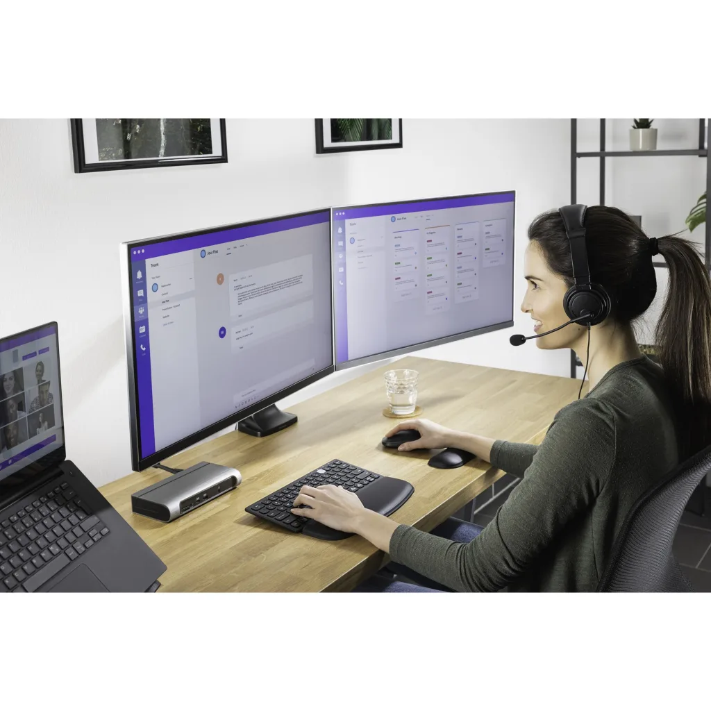 Imagen 6 de Audífonos Alámbricos Kensington Con Micrófono HiFi Conector USB-C Color Negro