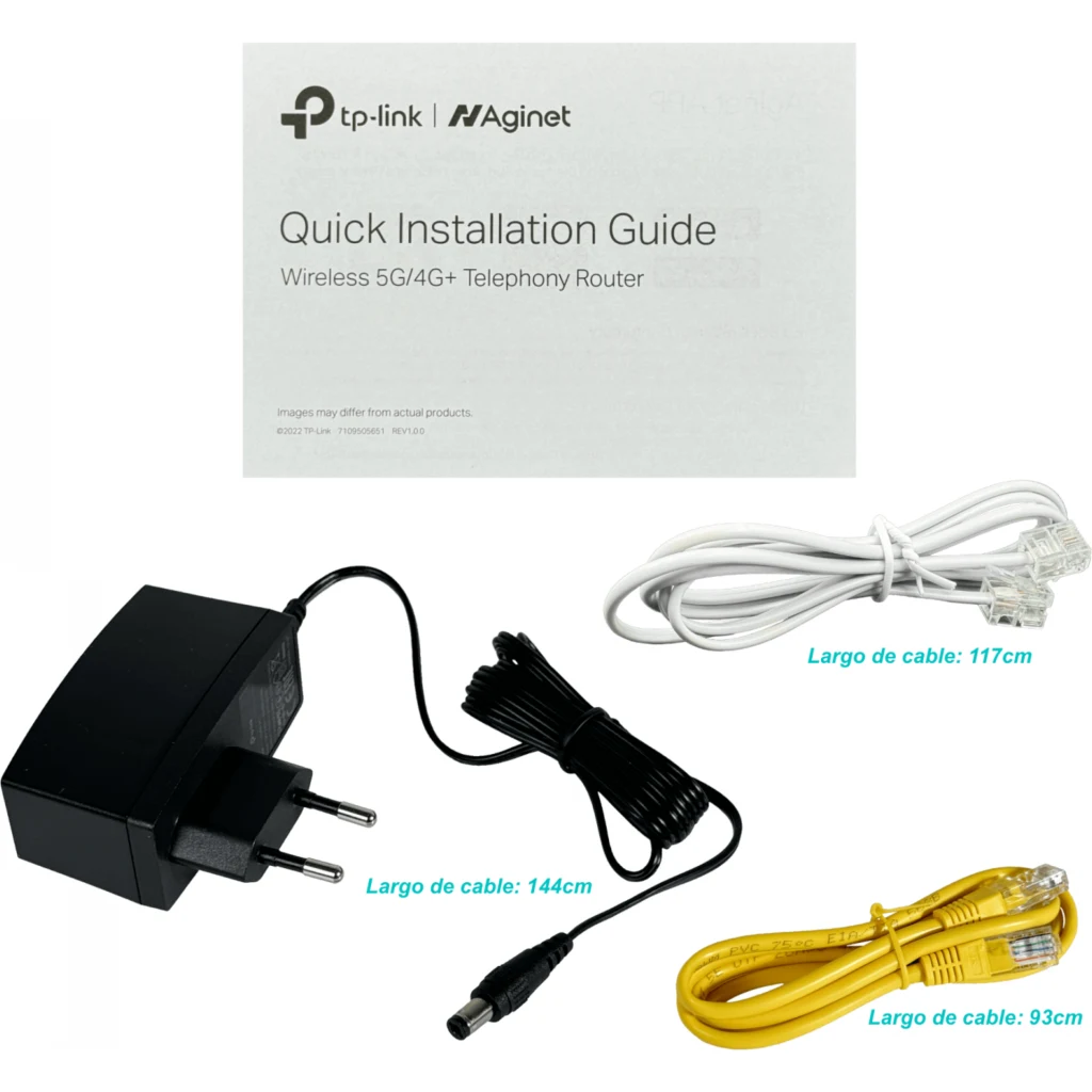 Imagen 2 de Router TP-Link NX510V con Wi-Fi de doble banda y soporte 4G LTE, Wi-Fi 6 Speed