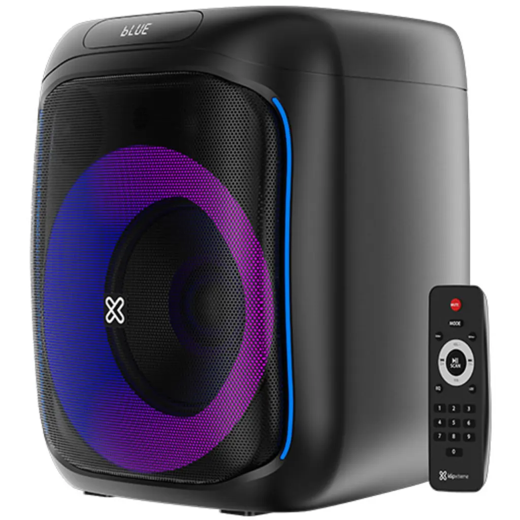 Imagen 2 de Klip Xtreme - Speaker system - Black - KLS-655-2M Two wireless mic