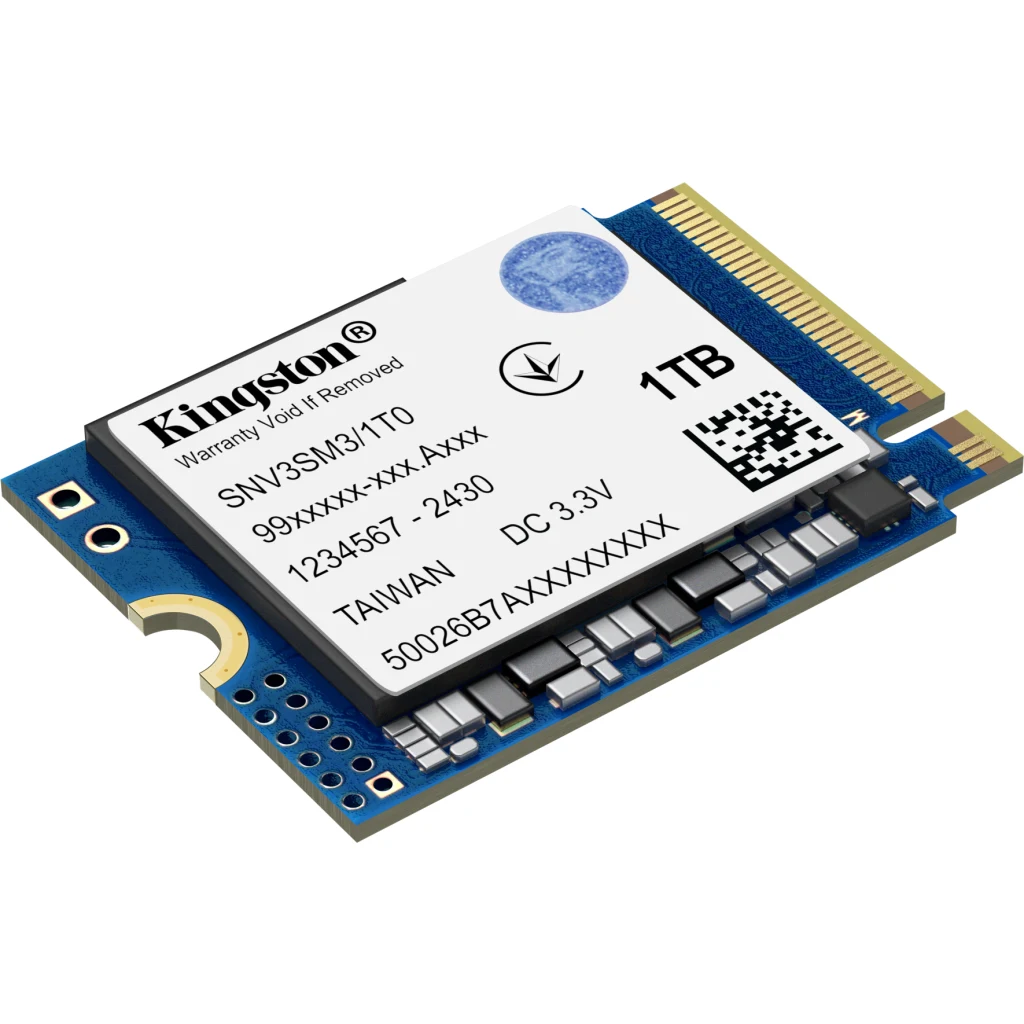 Imagen 1 de Unidad SSD Kingston NV3 1TB M.2 22*30 PCIe4x4 NVMe Lec6000MB/s Esc4000MB/s